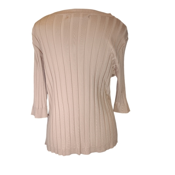 Women's Short Sleeve Cropped Cardigan Button Down Sweater Lightweight Knit - Picture 3 of 5